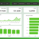 Green dashboard style