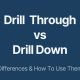 Drill Through vs Drill Down